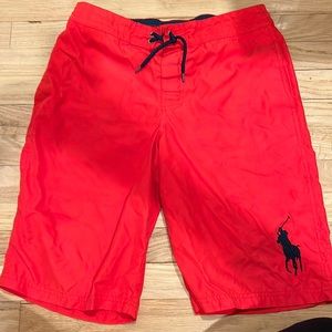 Red Ralph Lauren swim suit size 18/20